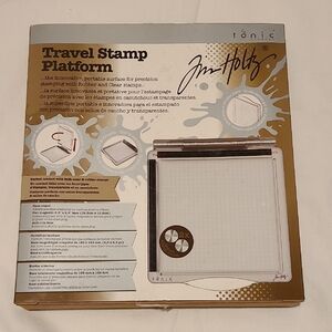 Tim Holtz Tonic Studios Travel Stamp Platform For Precision Stamping, Portable